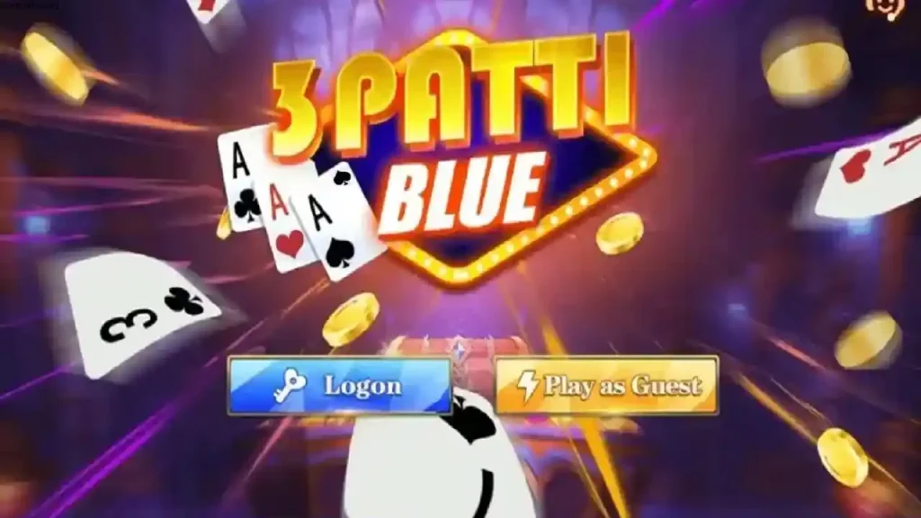 3 Patti Blue Login and Play as Guest